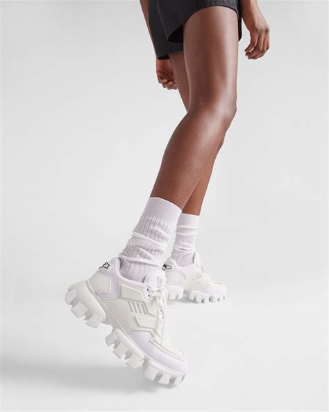 prada white cloudbust sneakers